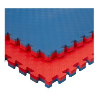 Reversible Tatami Puzzle Kinefis Blue- Red (thickness 40 mm and texture five lines)
